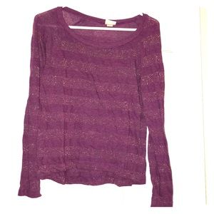 Purple shirt with sparkles!!